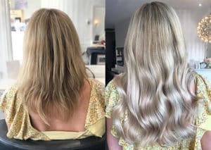 clip hair extensions - before & afters - EH Hair
