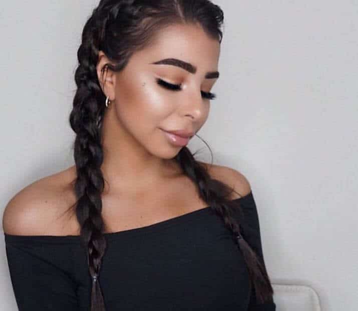 How to French Braid with Weave