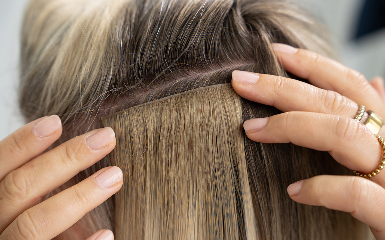 Invisible Tape Extensions. Maintenance is recommended every 5-8 weeks.