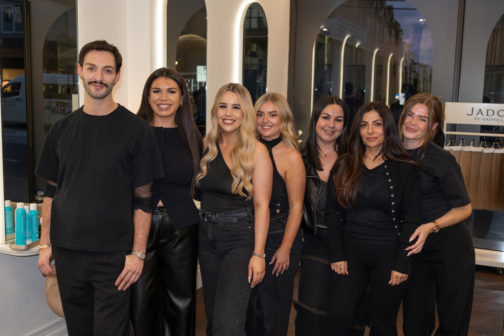 The EH Hair Extensions Melbourne team together in the South Yarra salon